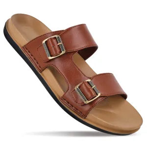 Men's Daily Wear Comfort Sandals - WGP53061 Brown