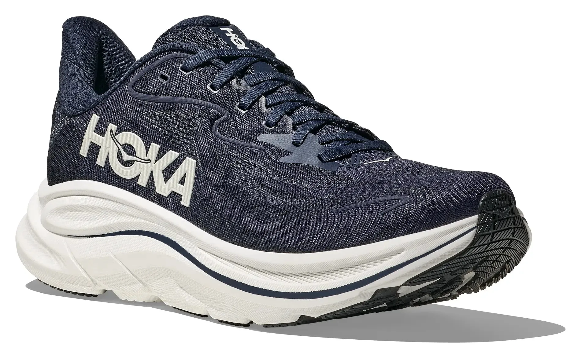 Mens Hoka Clifton 10  Soft Ride, Sleek Fit