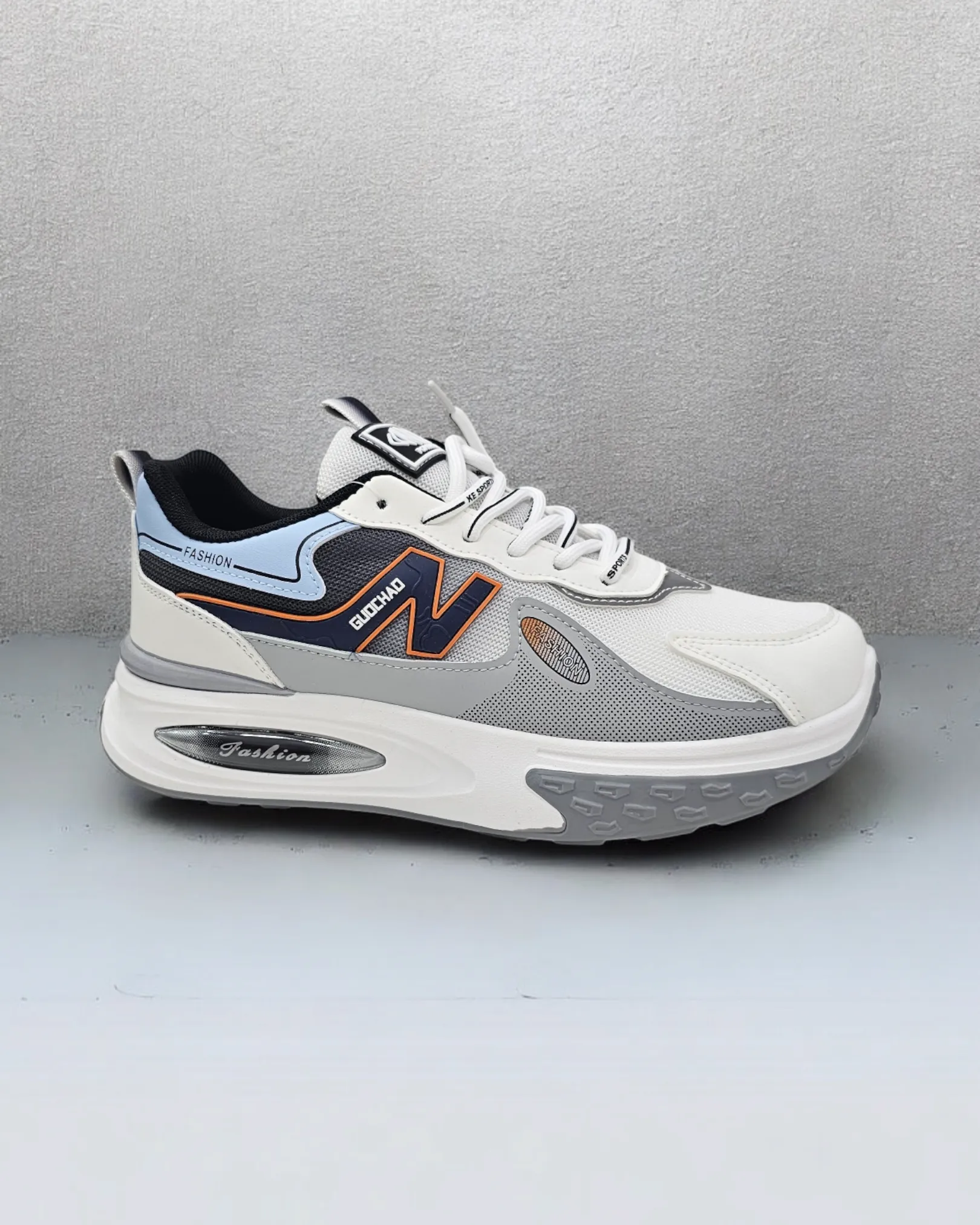 Mens Textured Fashion Sneakers