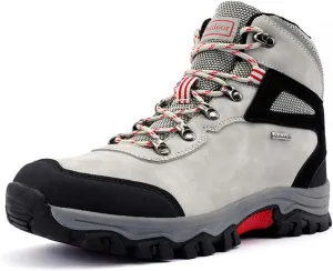 Men's Waterproof Hiking Boots Outdoor Non-Slip Work Boots High Top Trekking Hiking Shoes