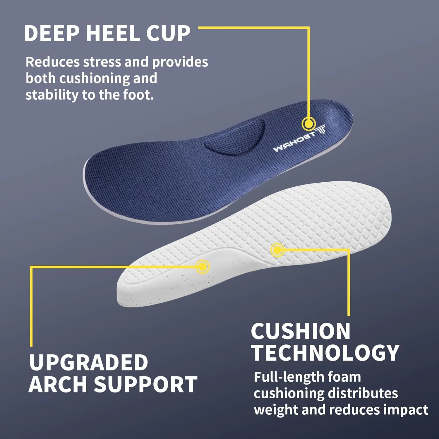 Men's Wide Walking Shoes Breathable Mesh Athletic Sneakers Wide Toe Box Shoes with Arch Support for Plantar Fasciitis