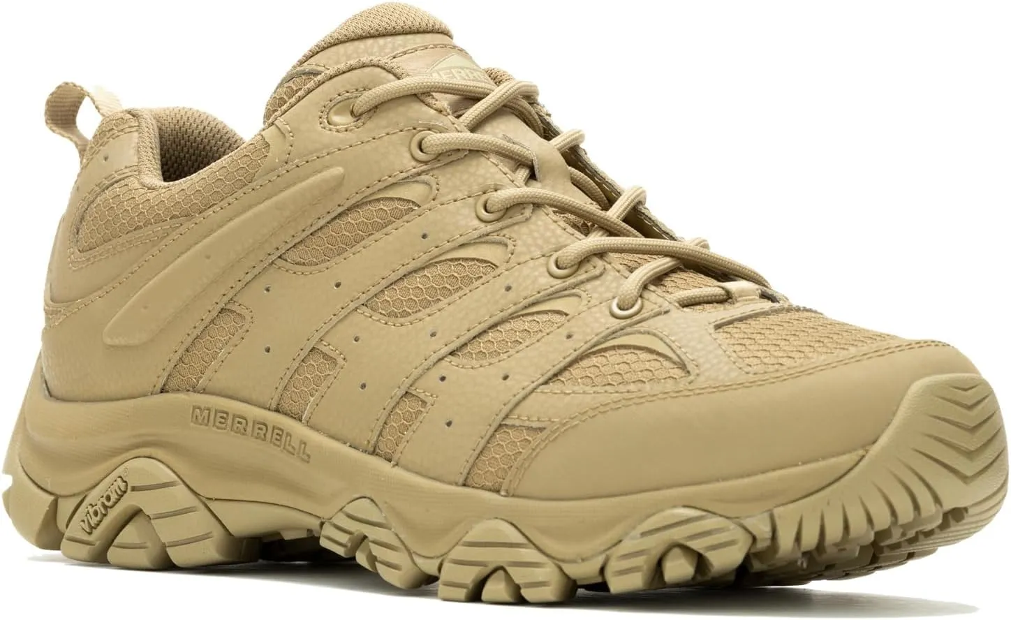 Merrell Mens Moab 3 Tactical Industrial Shoes, Waterproof Coated Leather & Mesh Upper Combat Outdoor Work Boots