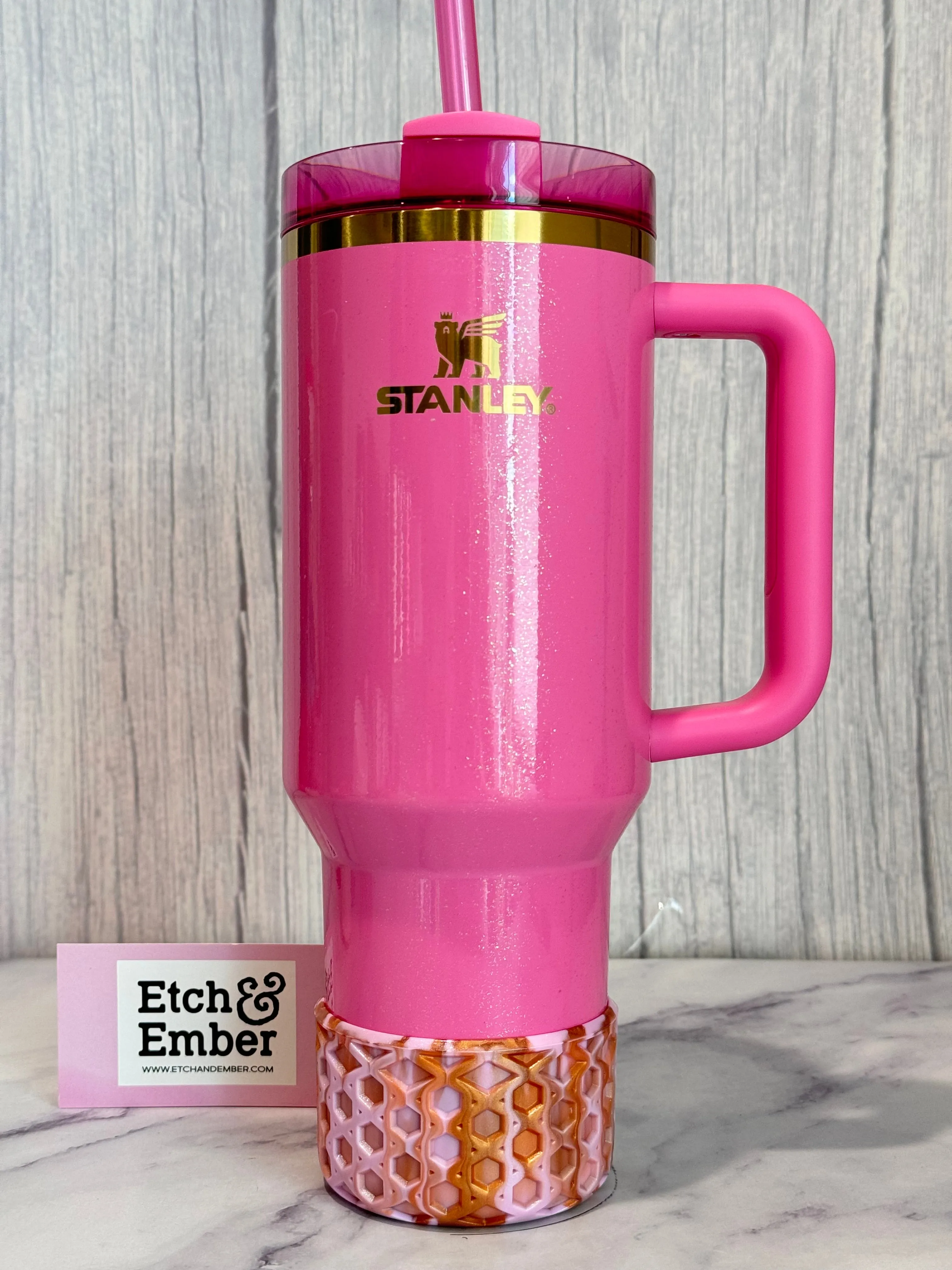 Mexico Pink Remix WAFFLE Tumbler Boot -fits 20-40oz New!