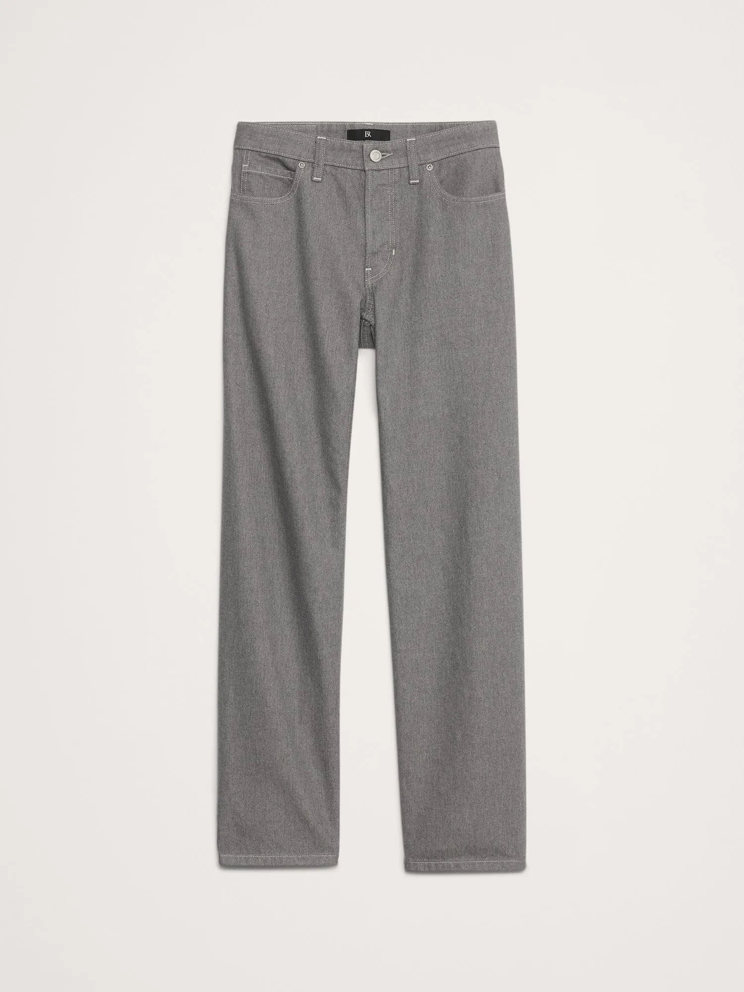 Mid-Rise Straight Ankle Jean