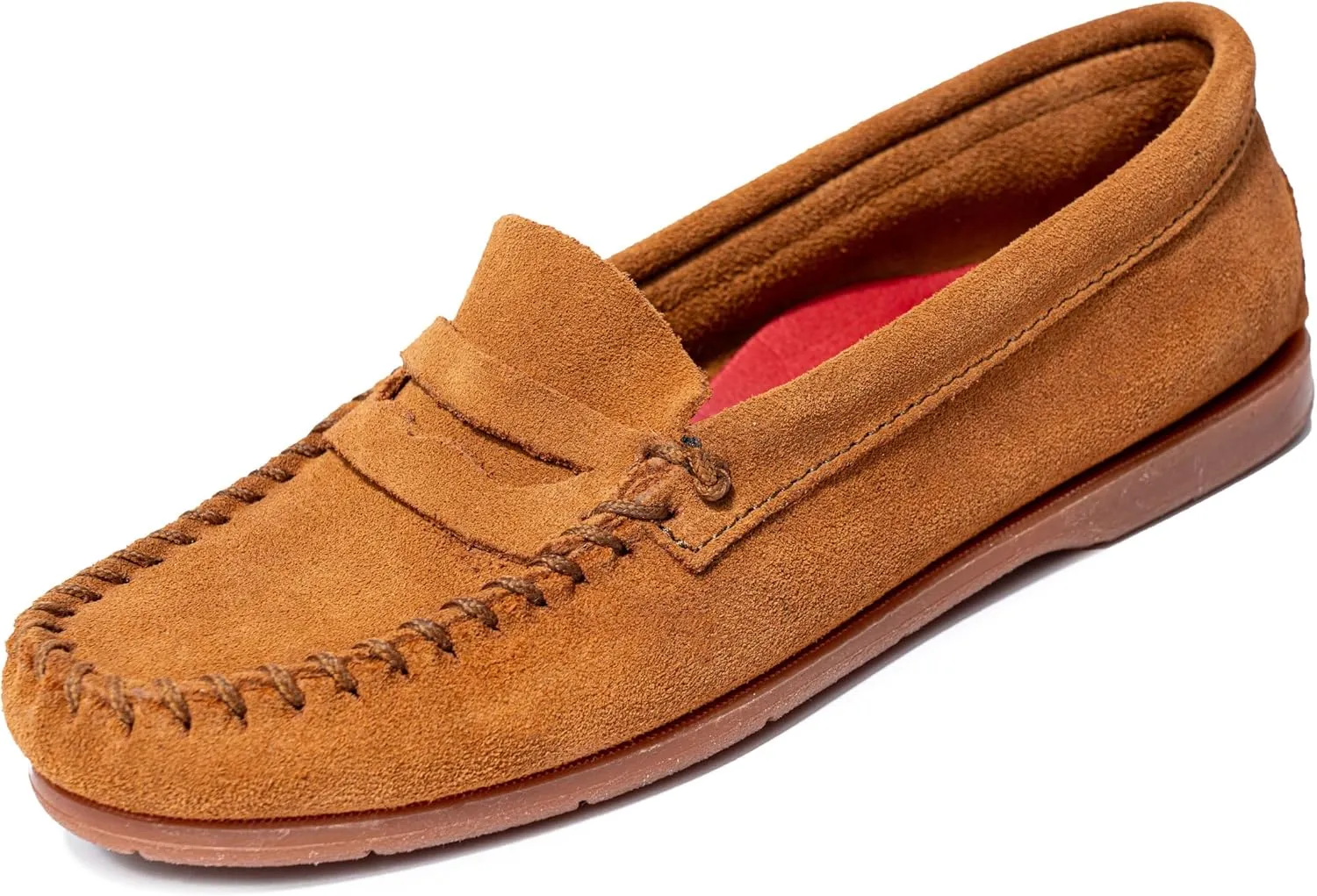 Minnetonka Mellony Penny ?C Women's Penny Loafer Design, Water and Stain Resistant, Genuine Suede, and Lightweight Sole