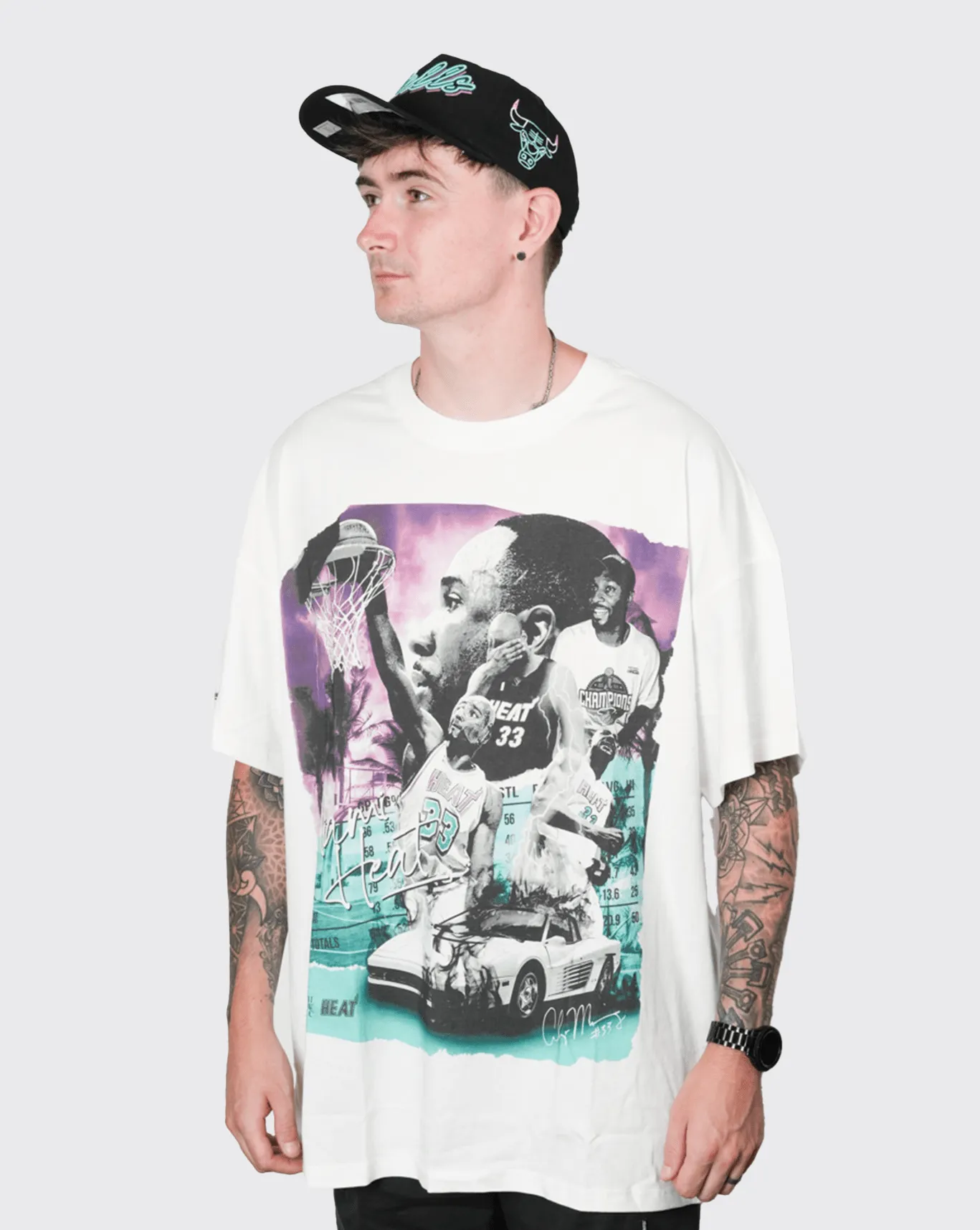 Mitchell and Ness South Beach Tee Heats