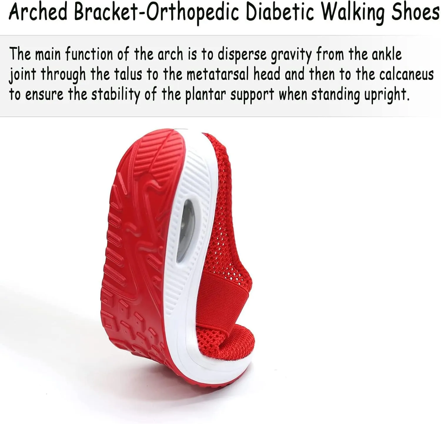 Mules for Women Comfortable Diabetic Air-Cushion Slip On Walking Clogs Shoes Closed Toe Breathable Orthopedic Diabetic Slippers with Arch Support