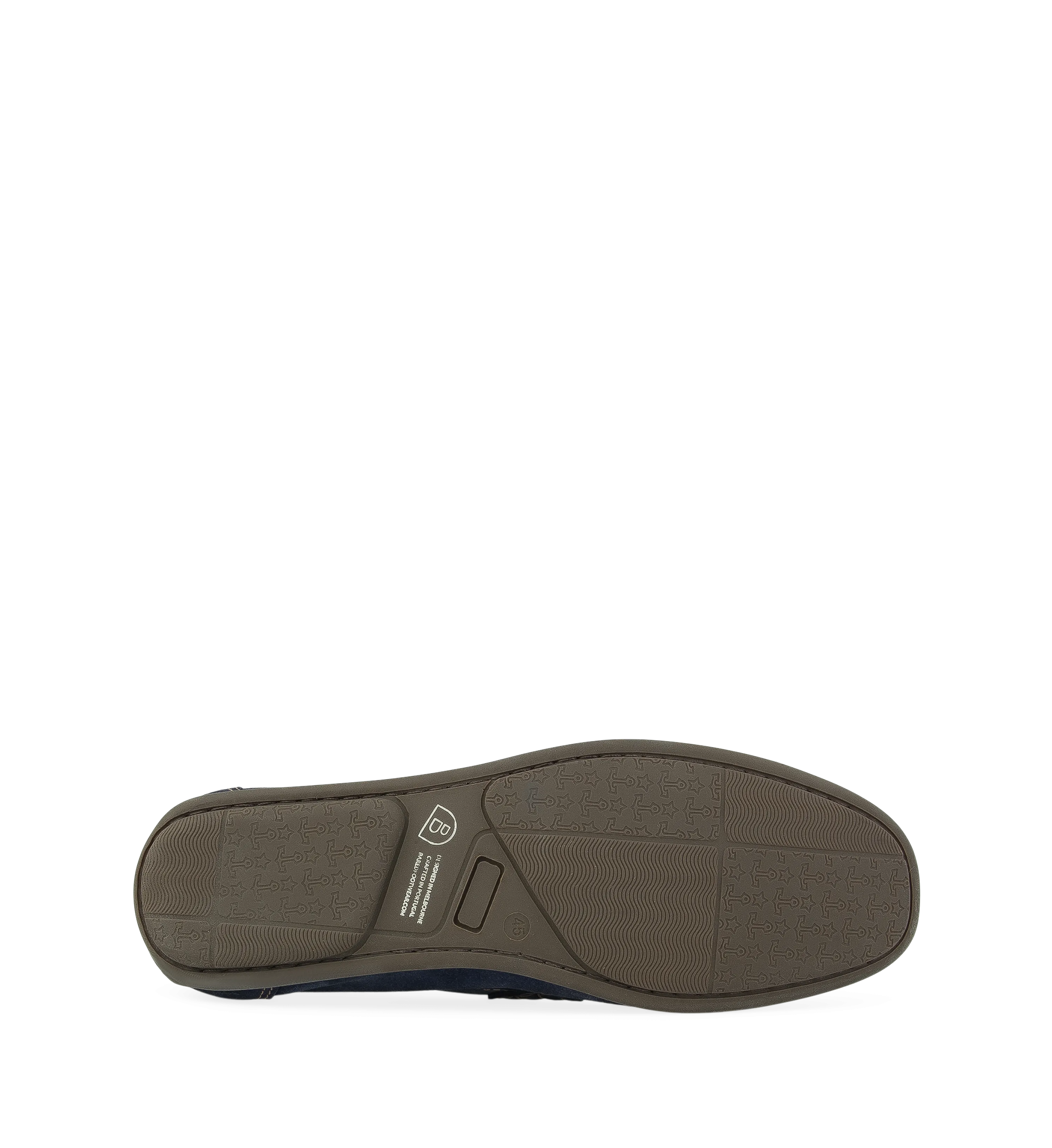 Neon Navy Suede Loafers