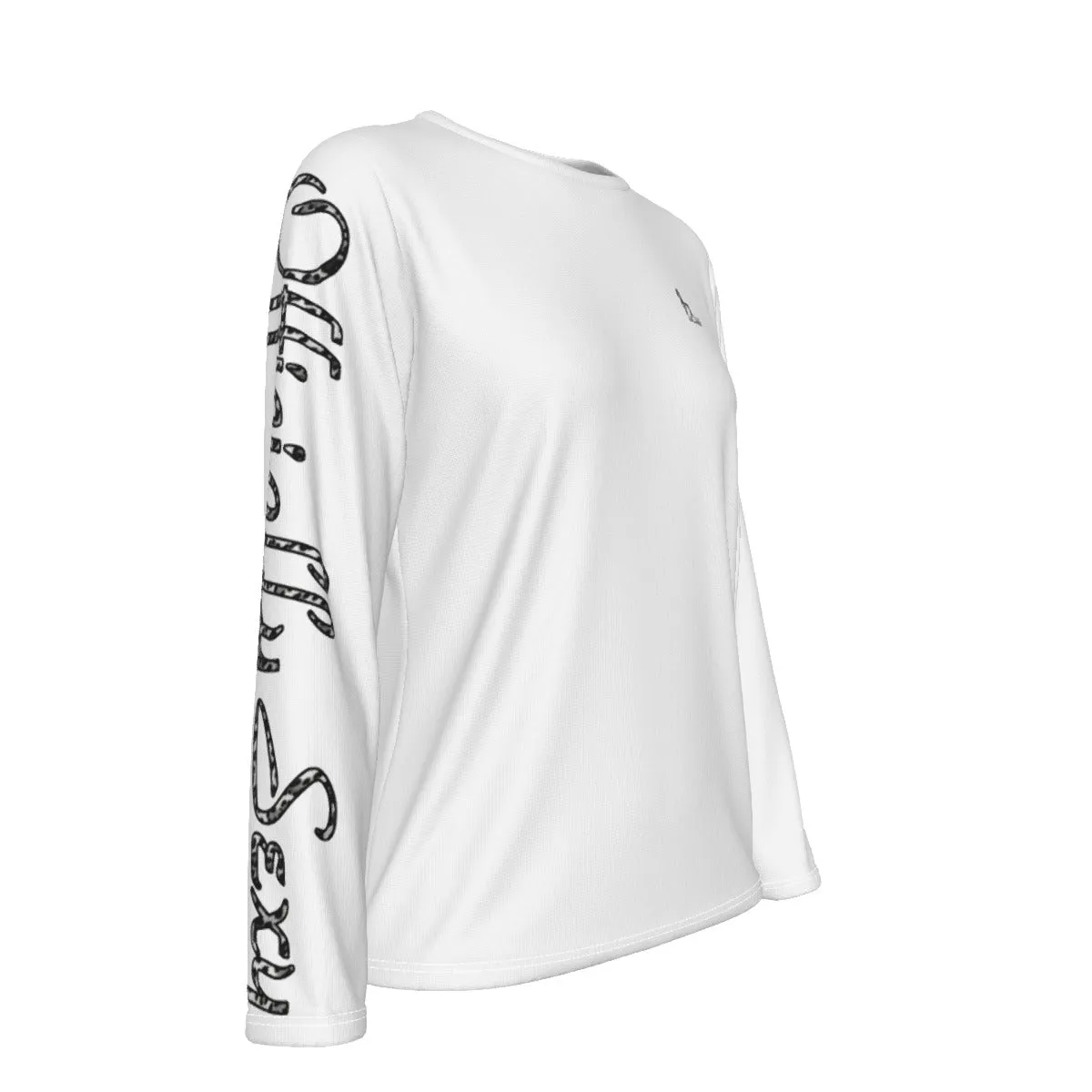 Officially Sexy Snow Leopard Print Collection Women's Oversized 190GSM Cotton T-shirts (English)