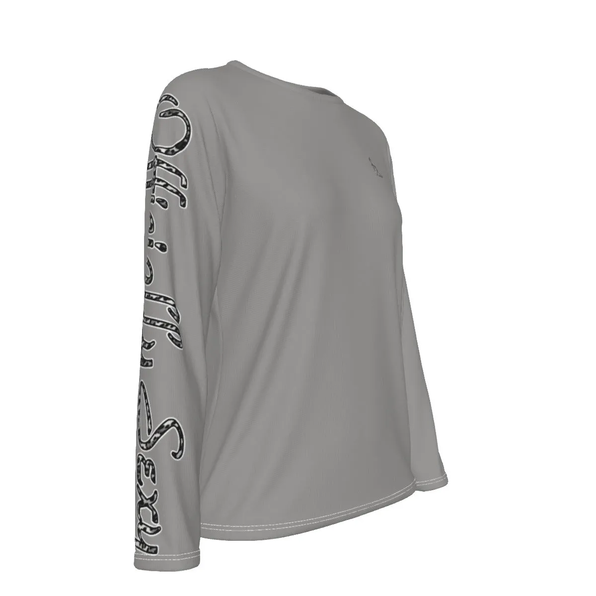Officially Sexy Snow Leopard Print Collection Women's Oversized 190GSM Cotton T-shirts (English)