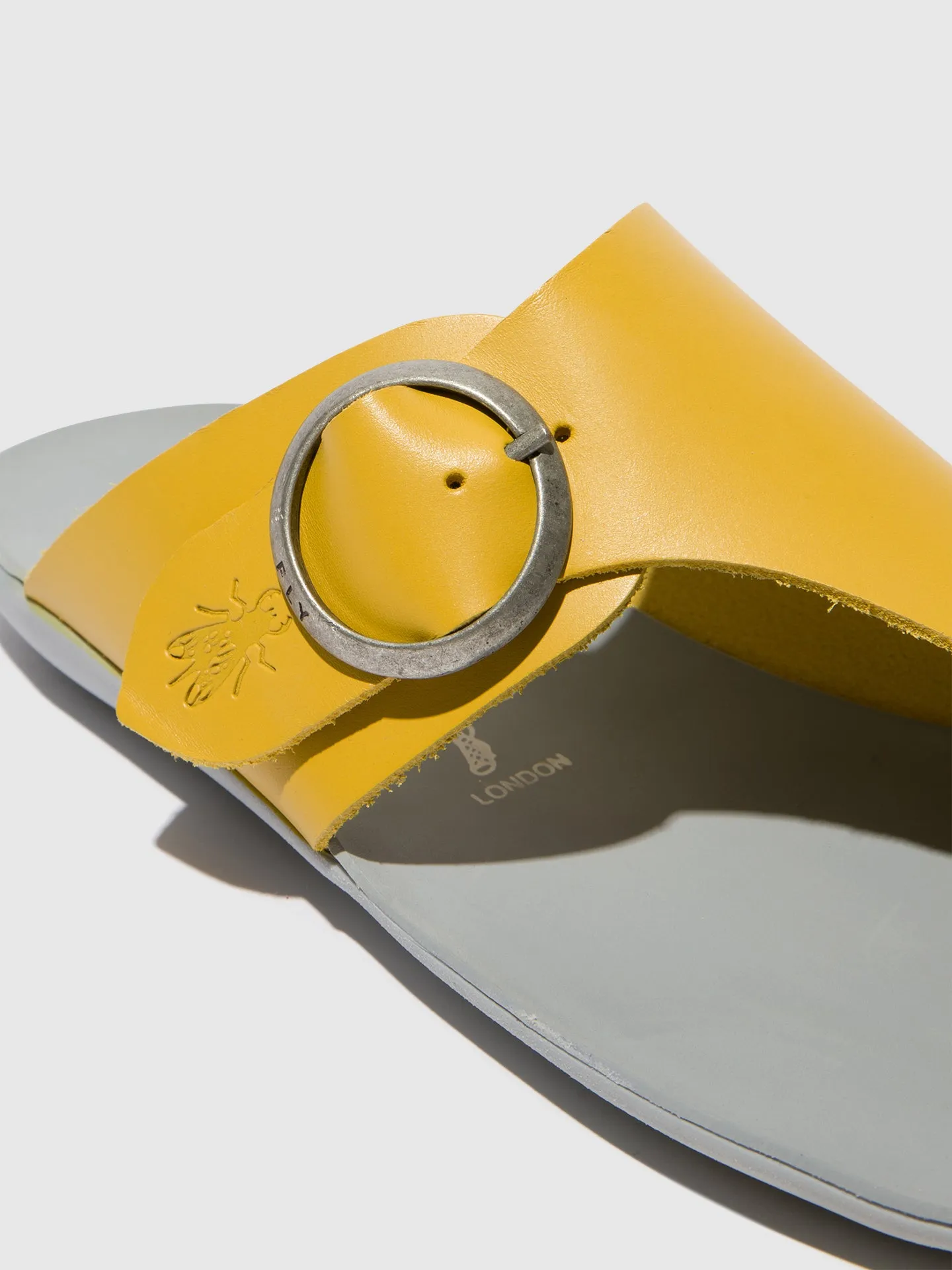 Open Toe Mules MICA758FLY MUSTARD