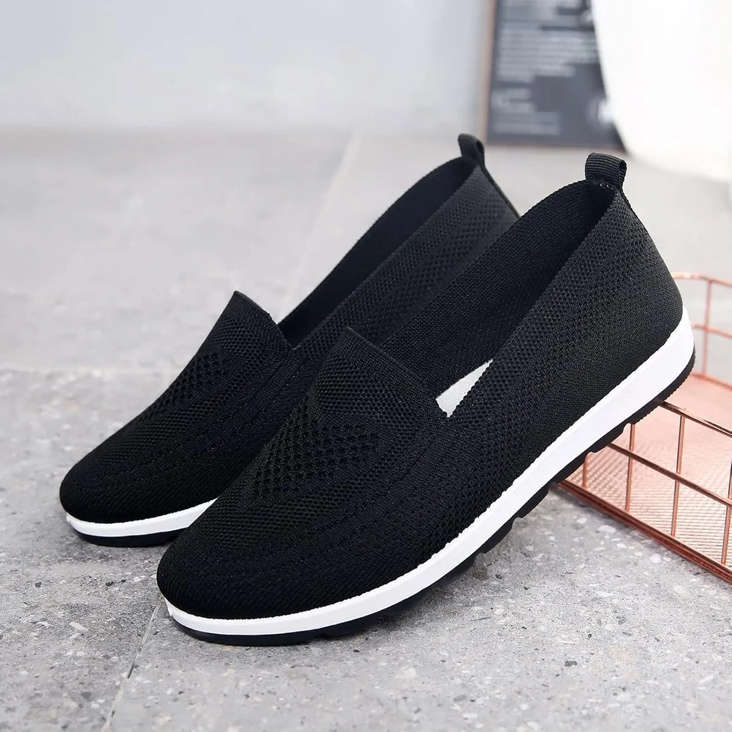 SBGMoSJ Womens Black High Top Sneakers Orthopedic Dress Shoes for Women Comfortable Dressy Shoes Women Sneakers Nurse Womens High Top Sneakers Comfy Walking Shoes for Women Wide Width