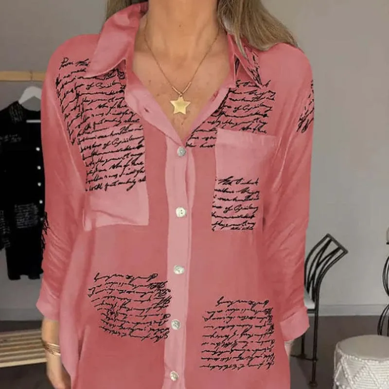 Sina™ - Elegant and versatile printed shirt