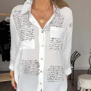 Sina™ - Elegant and versatile printed shirt