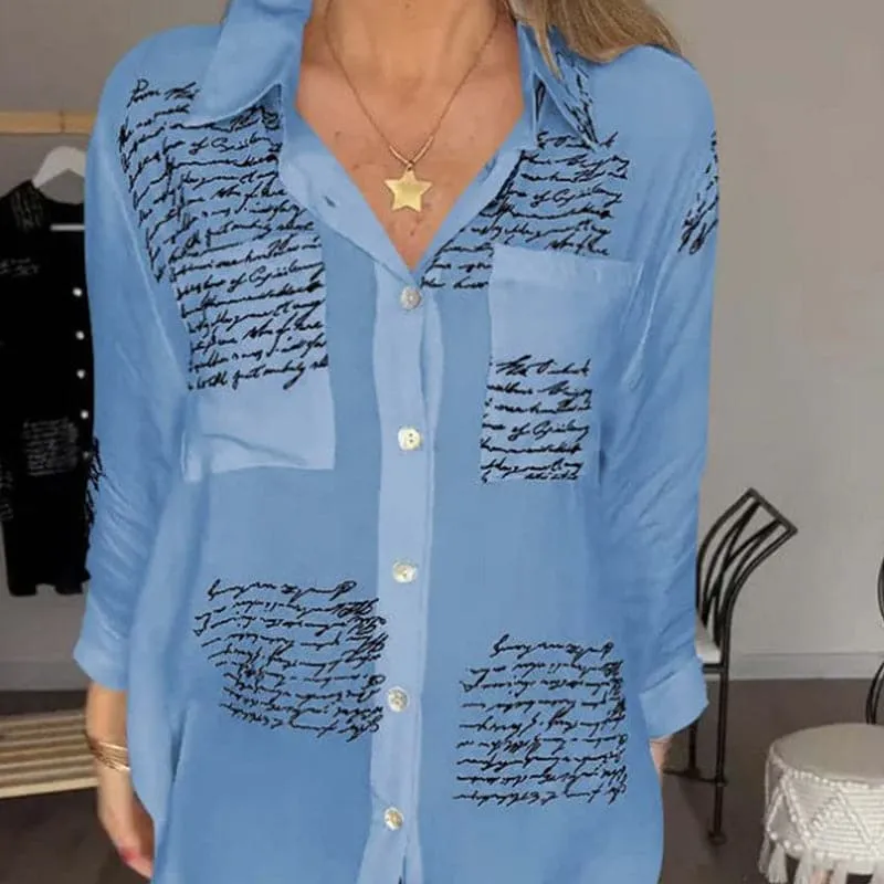 Sina™ - Elegant and versatile printed shirt