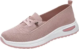 Sneakers for Women Slip On Tennis Running Shoes Non Slip Walking Shoes Gym Workout Breathable Fashion Sneakers