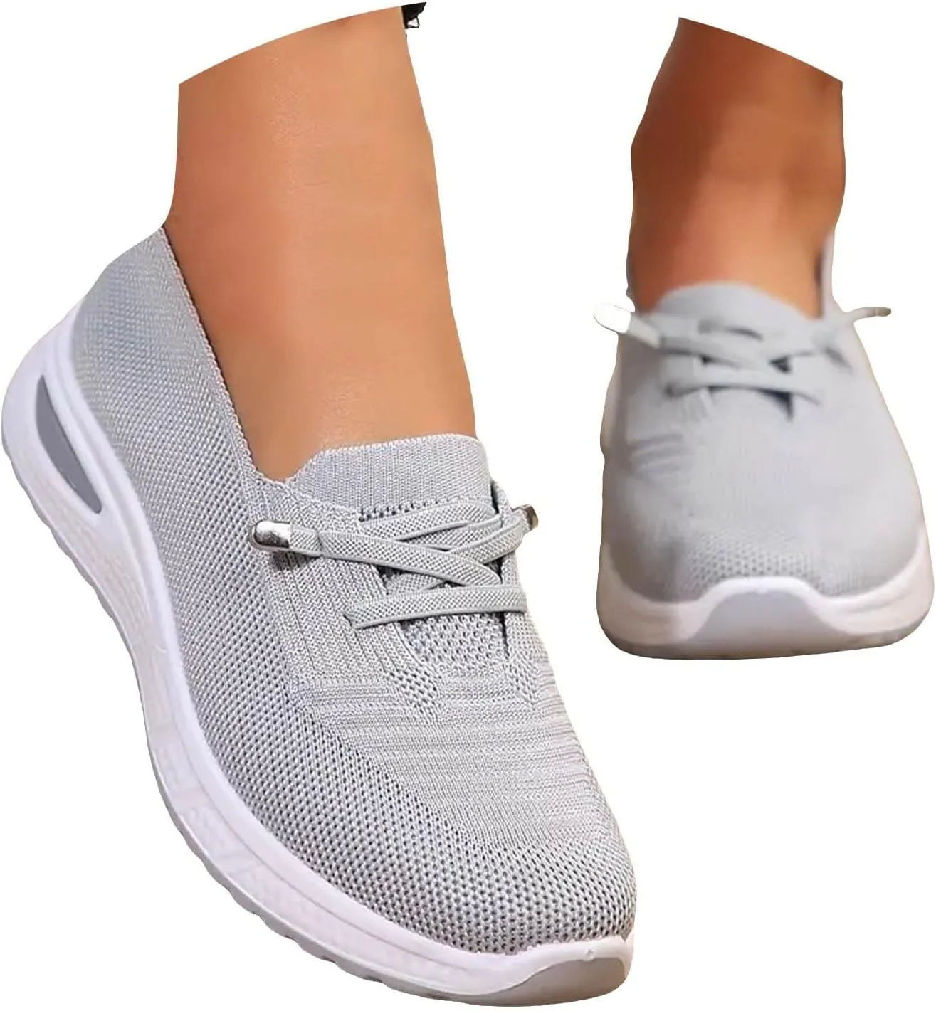 Sneakers for Women Slip On Tennis Running Shoes Non Slip Walking Shoes Gym Workout Breathable Fashion Sneakers