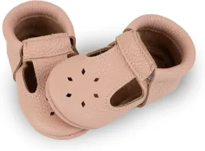 Soft Sole Infant, Baby and Toddler Shoes ?C Elastic T-Strap Italian Leather Baby Moccasin Shoes for Boys and Girls; Crib Shoes to Baby Walking Shoes Handcrafted in Europe