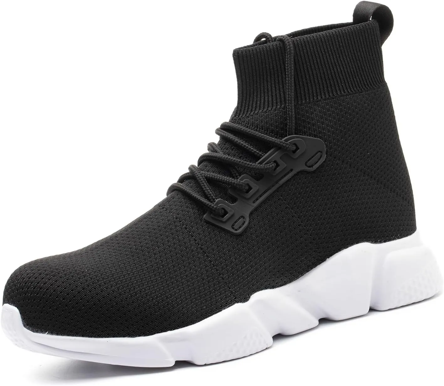 Steel Toe Shoes for Men Work Safety Boots Women Socks Slip On Breathable Lightweight Non Slip High Top Construction Boots