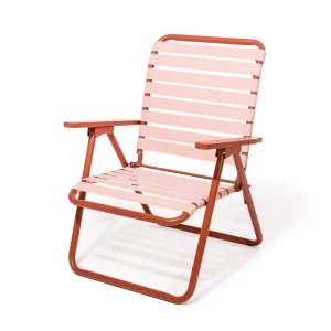 The Sunliner Camp Chair - Terracotta Red