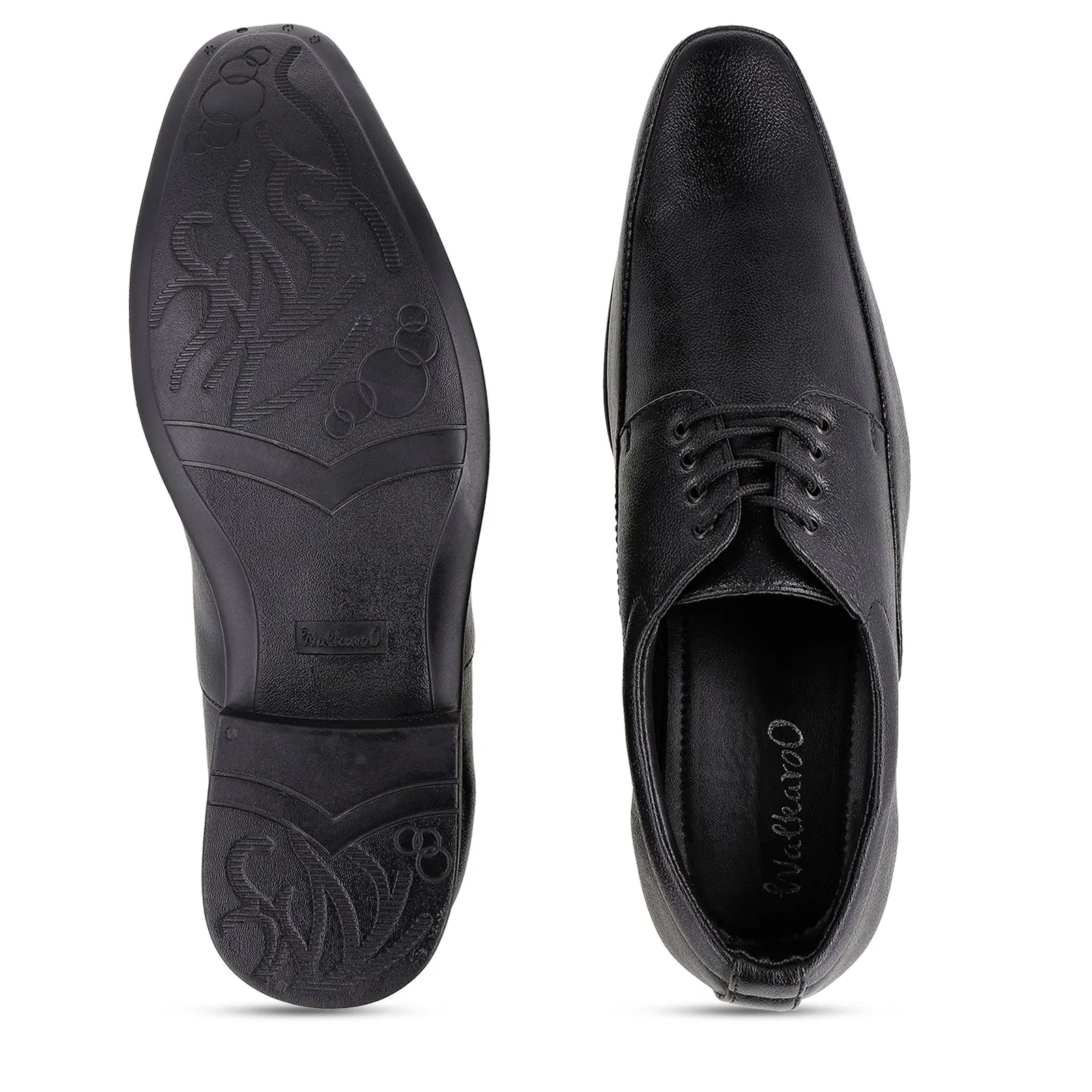 Toes & Togitoes Men Blucher Formal Shoes - 17106 Black