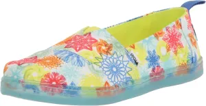 TOMS Kids Boys Alpargata Spirograph Slip On Casual Shoes - Blue