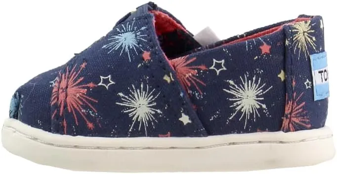 TOMS Toddler Boys Alpargata Slip On Sneakers Shoes Casual - Blue