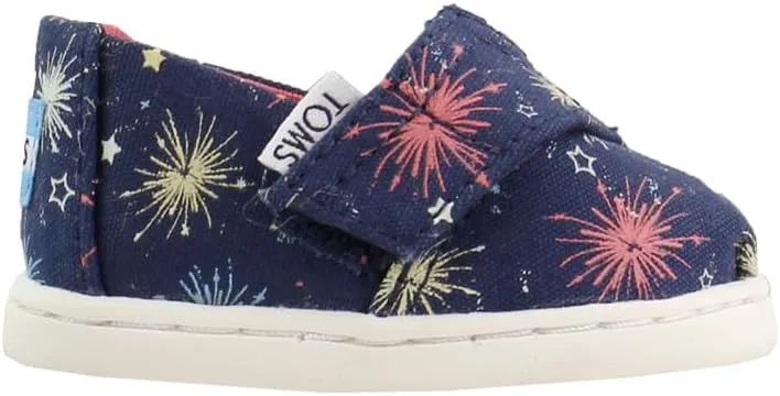 TOMS Toddler Boys Alpargata Slip On Sneakers Shoes Casual - Blue