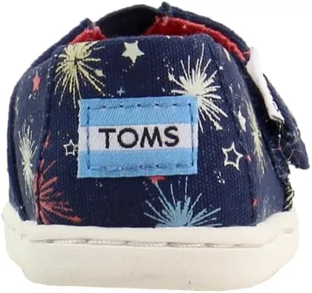TOMS Toddler Boys Alpargata Slip On Sneakers Shoes Casual - Blue