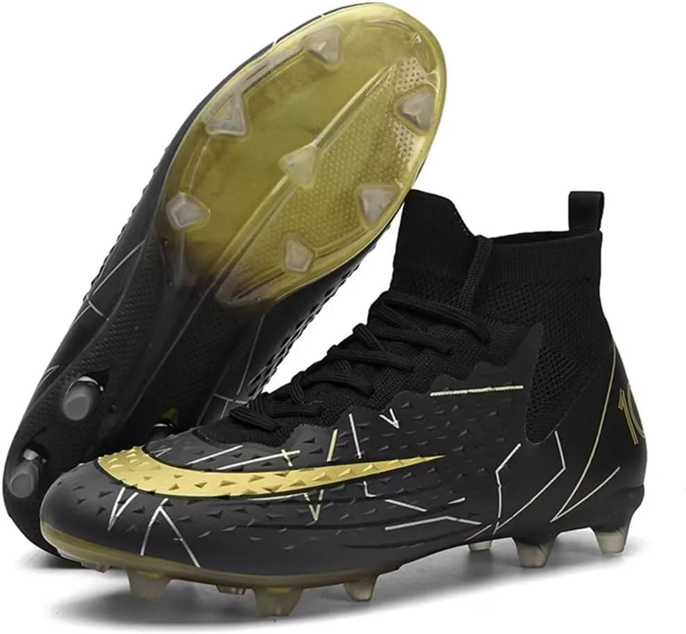 Turf Soccer Shoes Men Women Indoor Soccer Cleats Youth Football Boots Adult High Top Training Zapatos de Ftbol TF FG