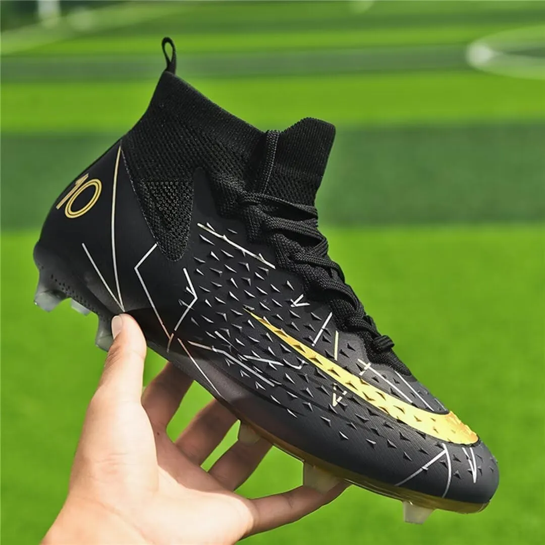 Turf Soccer Shoes Men Women Indoor Soccer Cleats Youth Football Boots Adult High Top Training Zapatos de Ftbol TF FG