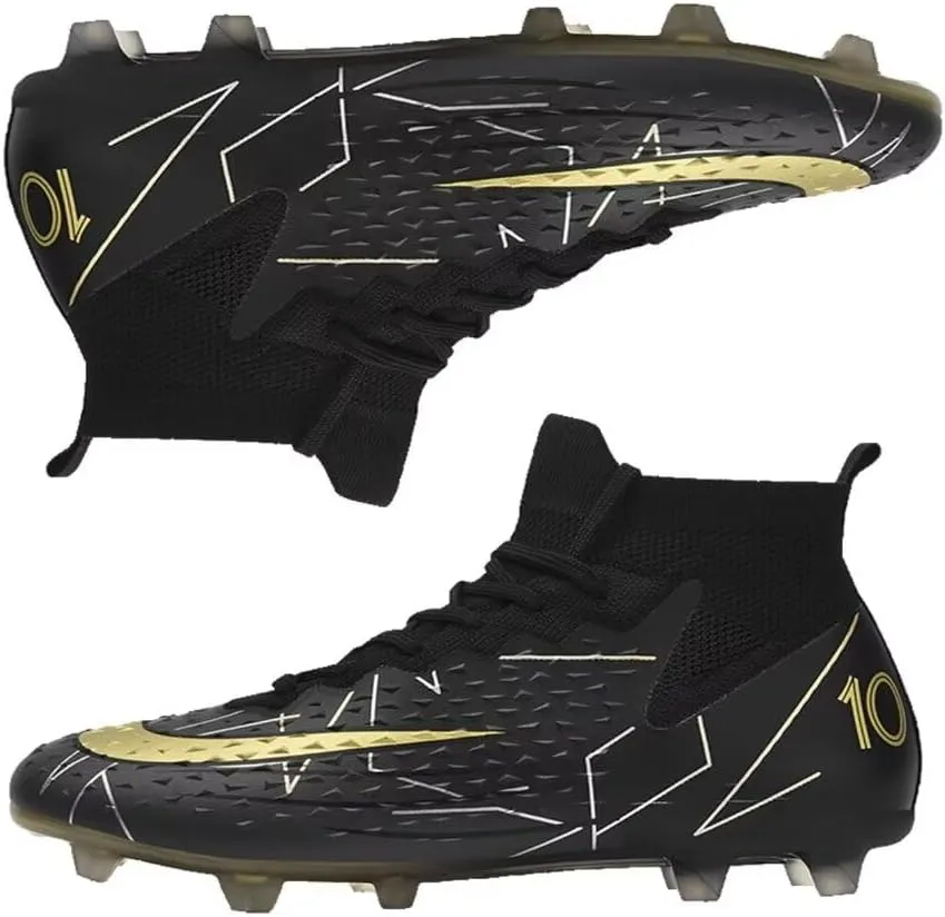 Turf Soccer Shoes Men Women Indoor Soccer Cleats Youth Football Boots Adult High Top Training Zapatos de Ftbol TF FG