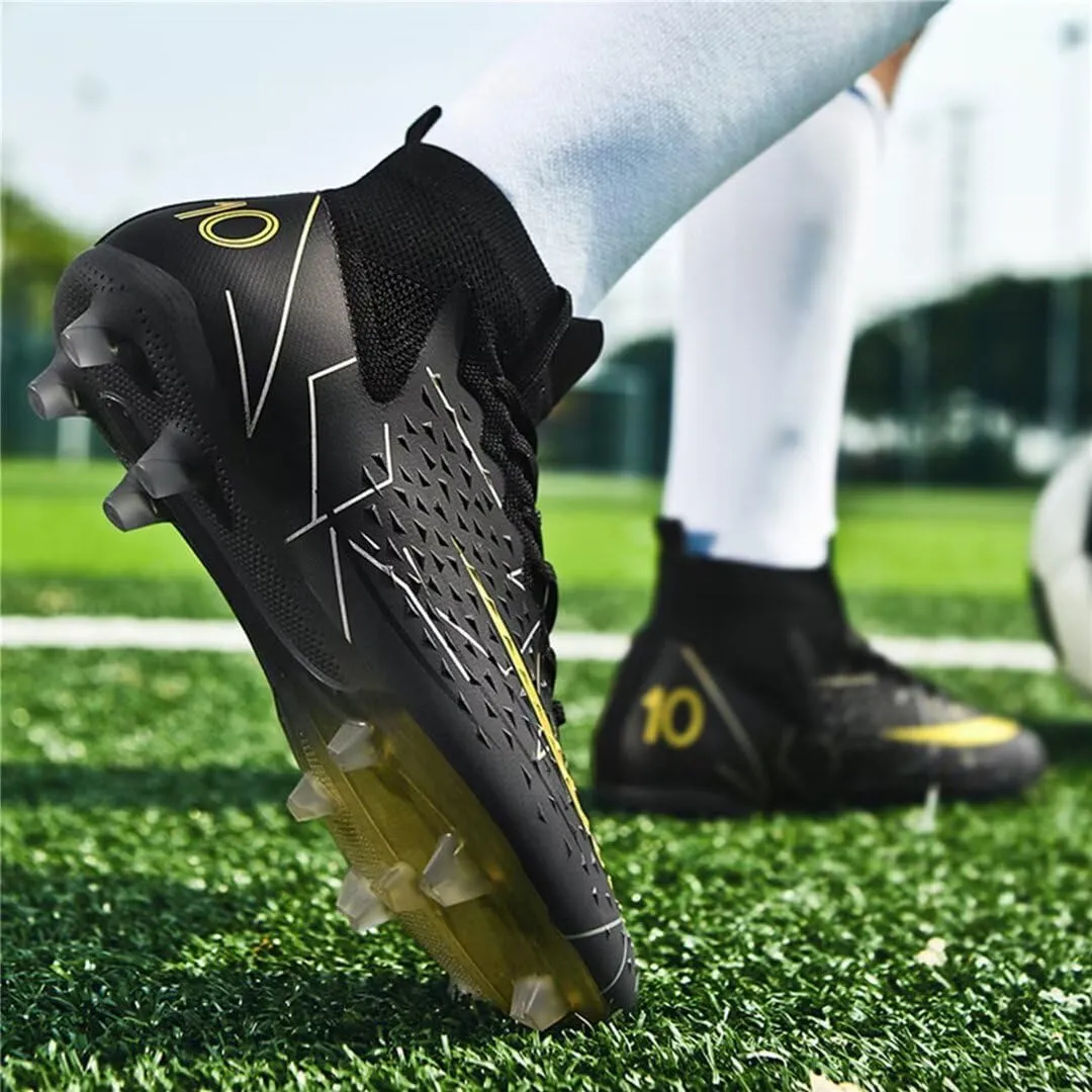 Turf Soccer Shoes Men Women Indoor Soccer Cleats Youth Football Boots Adult High Top Training Zapatos de Ftbol TF FG