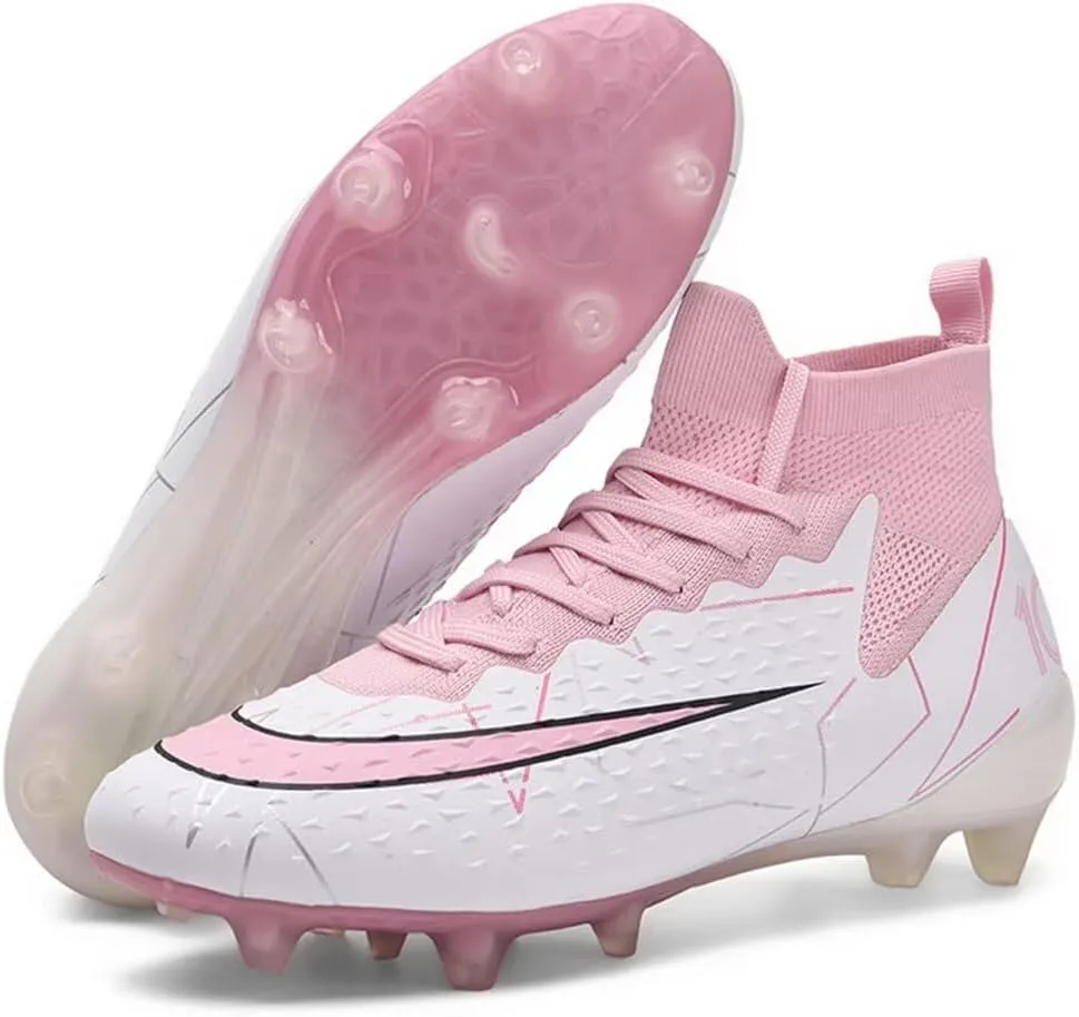 Turf Soccer Shoes Men Women Indoor Soccer Cleats Youth Football Boots Adult High Top Training Zapatos de Ftbol TF FG