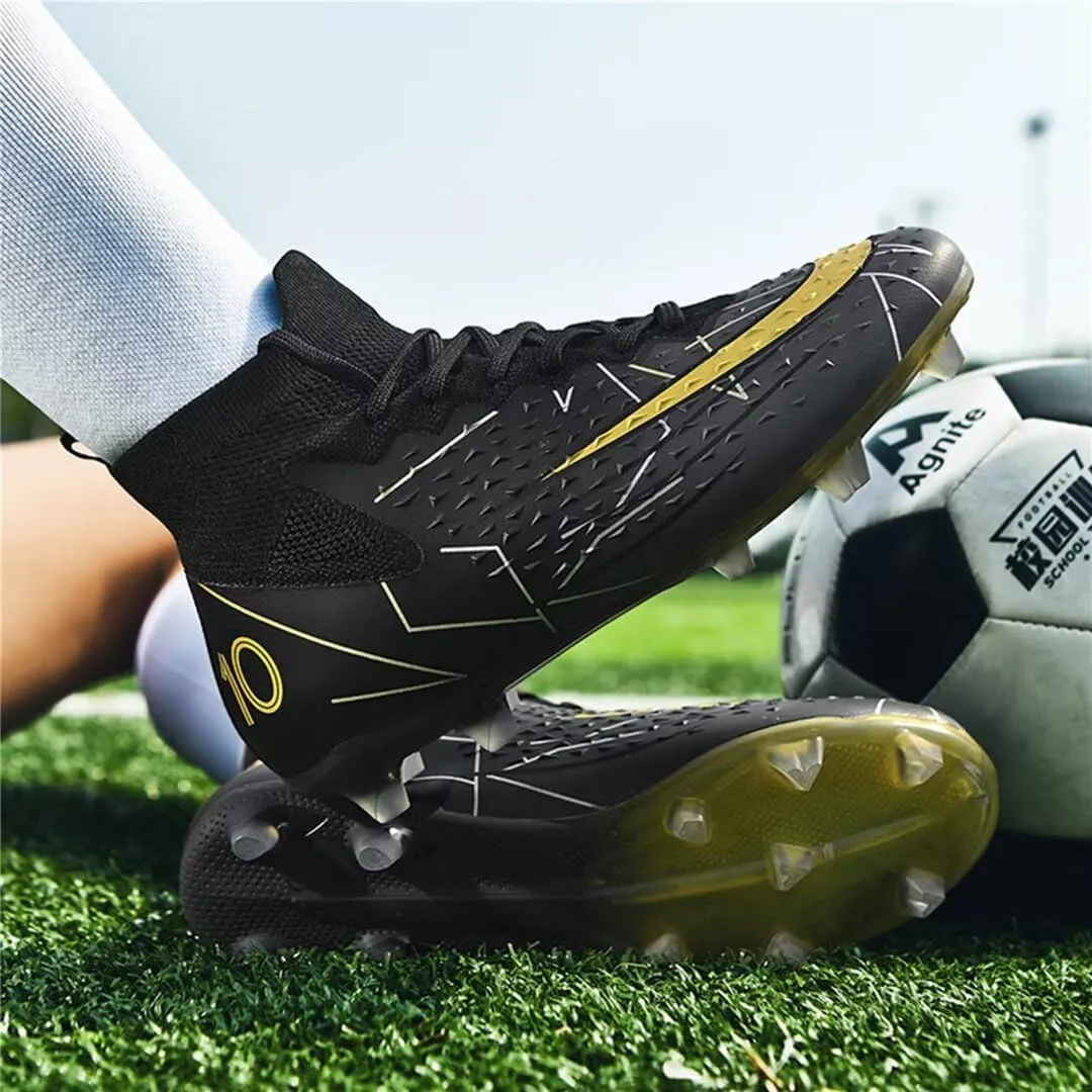 Turf Soccer Shoes Men Women Indoor Soccer Cleats Youth Football Boots Adult High Top Training Zapatos de Ftbol TF FG