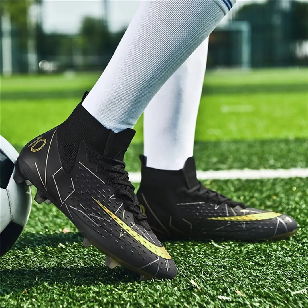 Turf Soccer Shoes Men Women Indoor Soccer Cleats Youth Football Boots Adult High Top Training Zapatos de Ftbol TF FG
