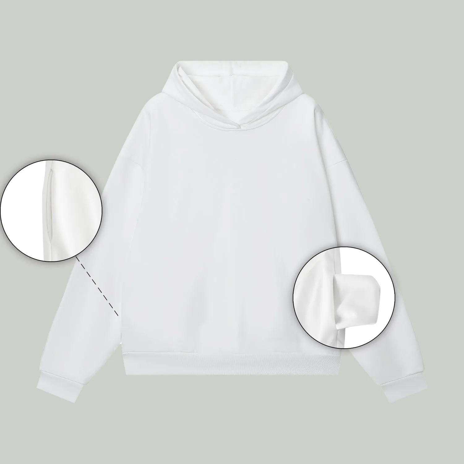 Ultra Heavyweight Japanese Art Hoodie 460GSM with hidden side pockets