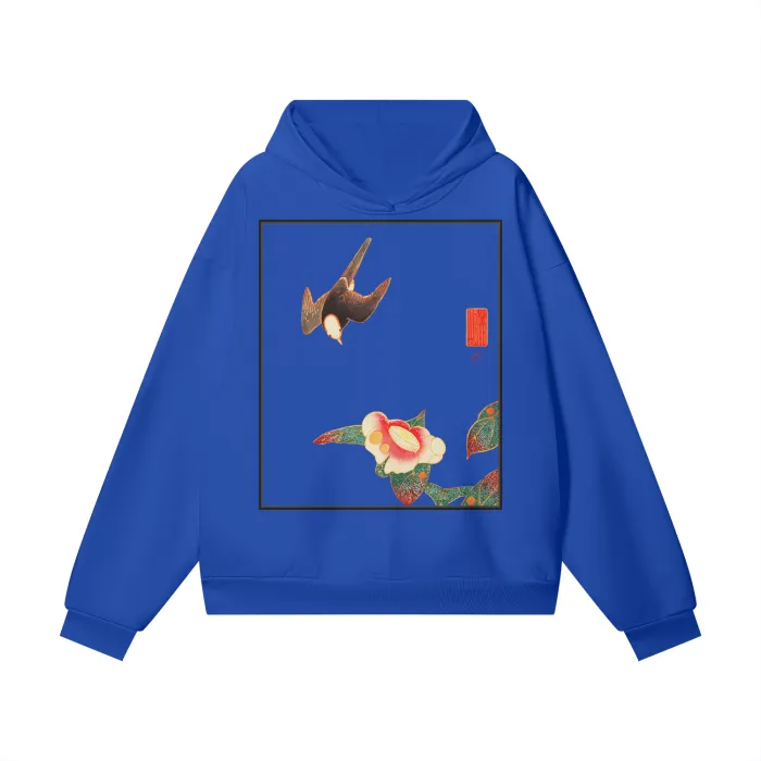 Ultra Heavyweight Japanese Art Hoodie 460GSM with hidden side pockets