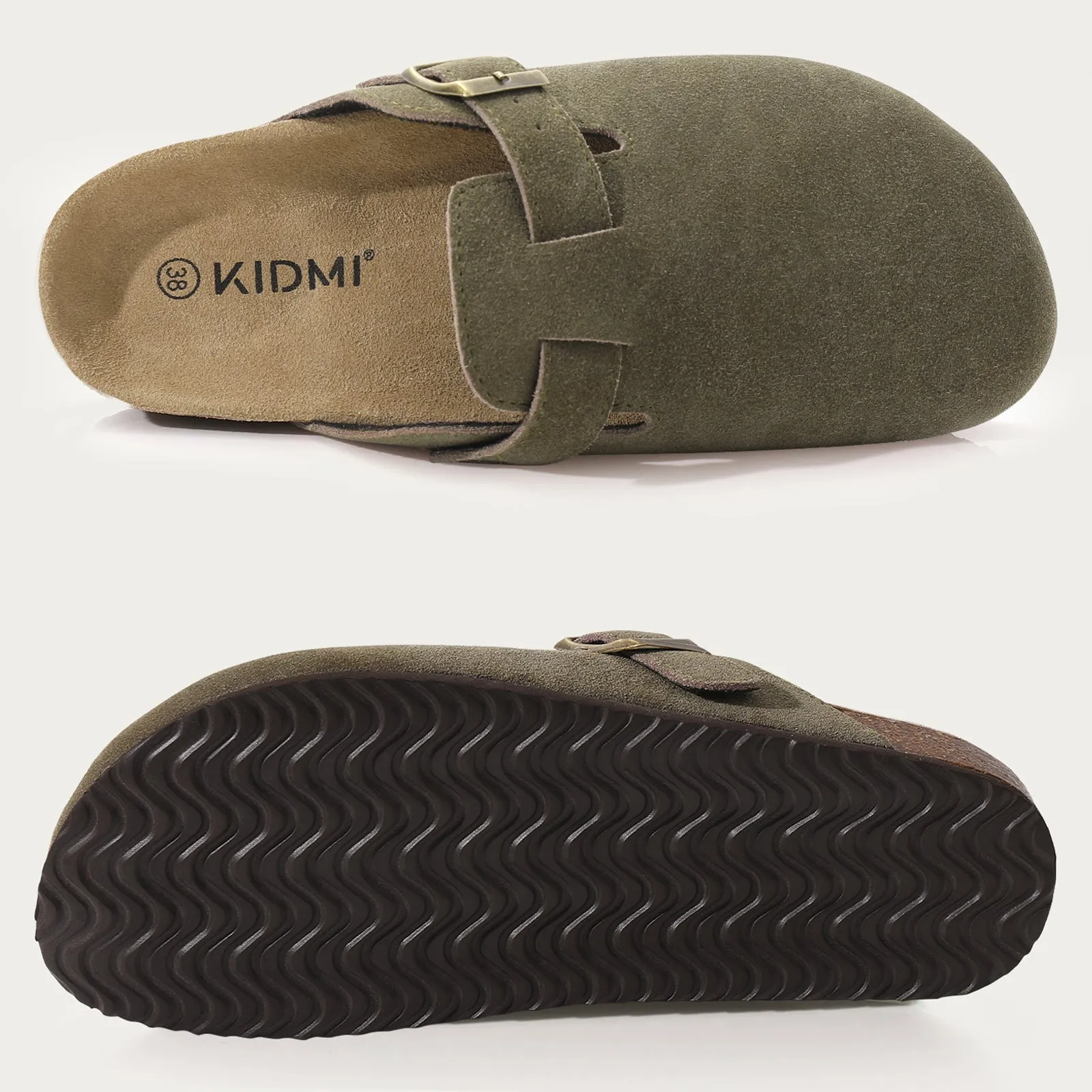 Unisex Fashion Boston Suede Clogs Mens or Women's