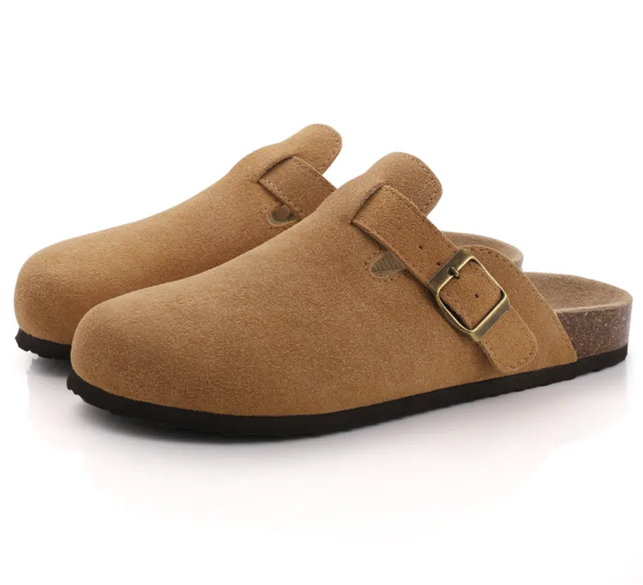 Unisex Fashion Boston Suede Clogs Mens or Women's