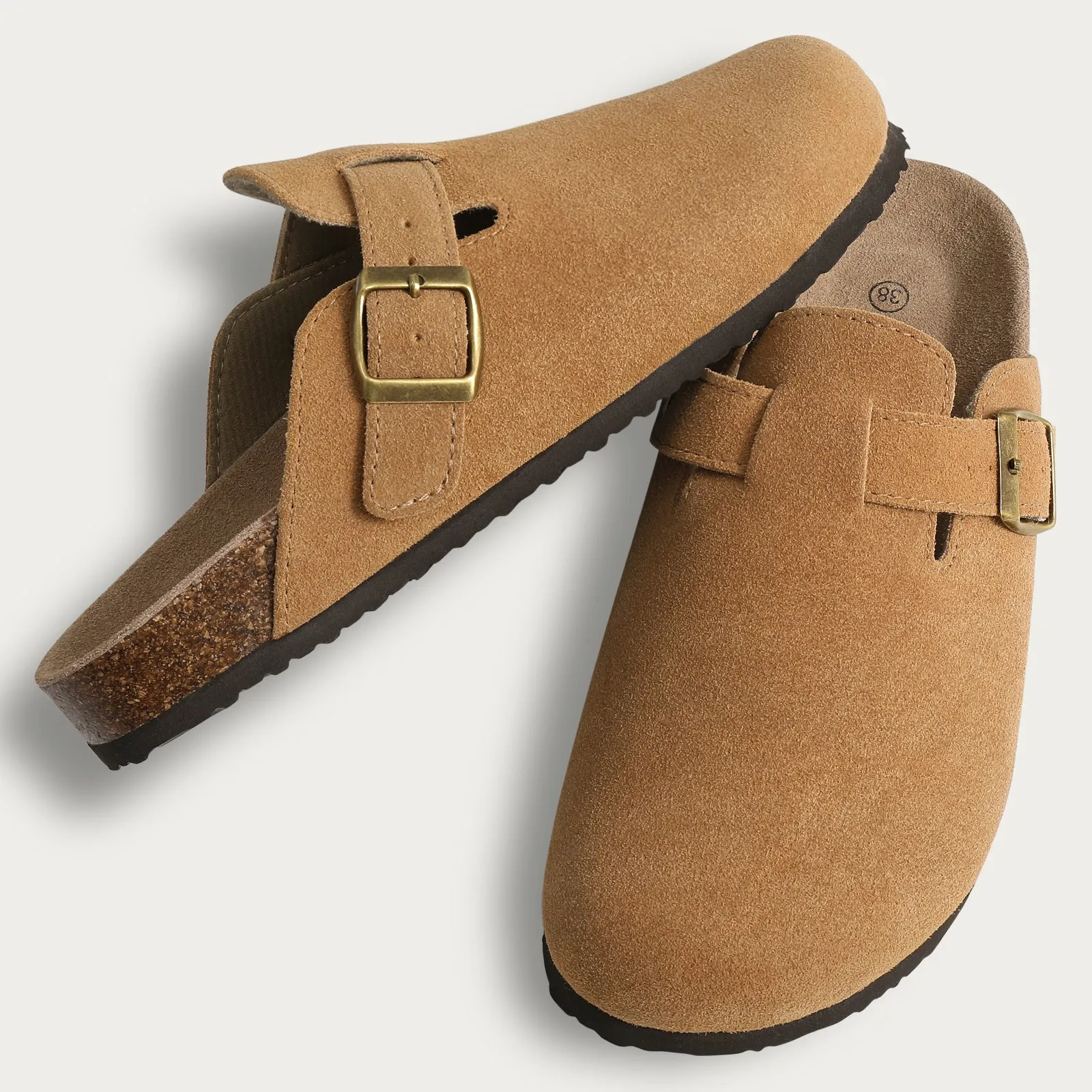 Unisex Fashion Boston Suede Clogs Mens or Women's