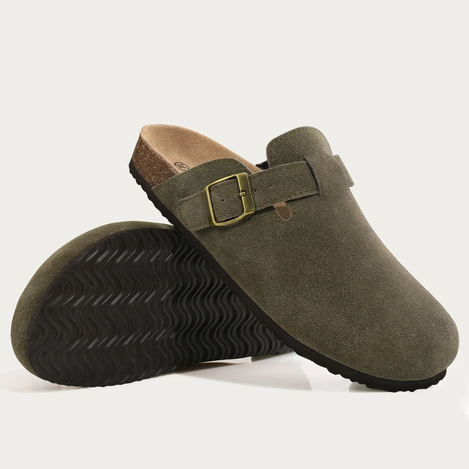 Unisex Fashion Boston Suede Clogs Mens or Women's