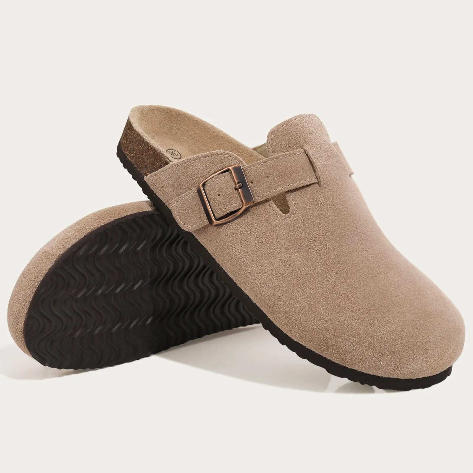 Unisex Fashion Boston Suede Clogs Mens or Women's
