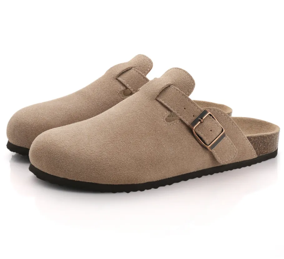 Unisex Fashion Boston Suede Clogs Mens or Women's