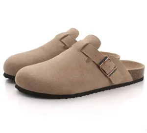 Unisex Fashion Boston Suede Clogs Mens or Women's