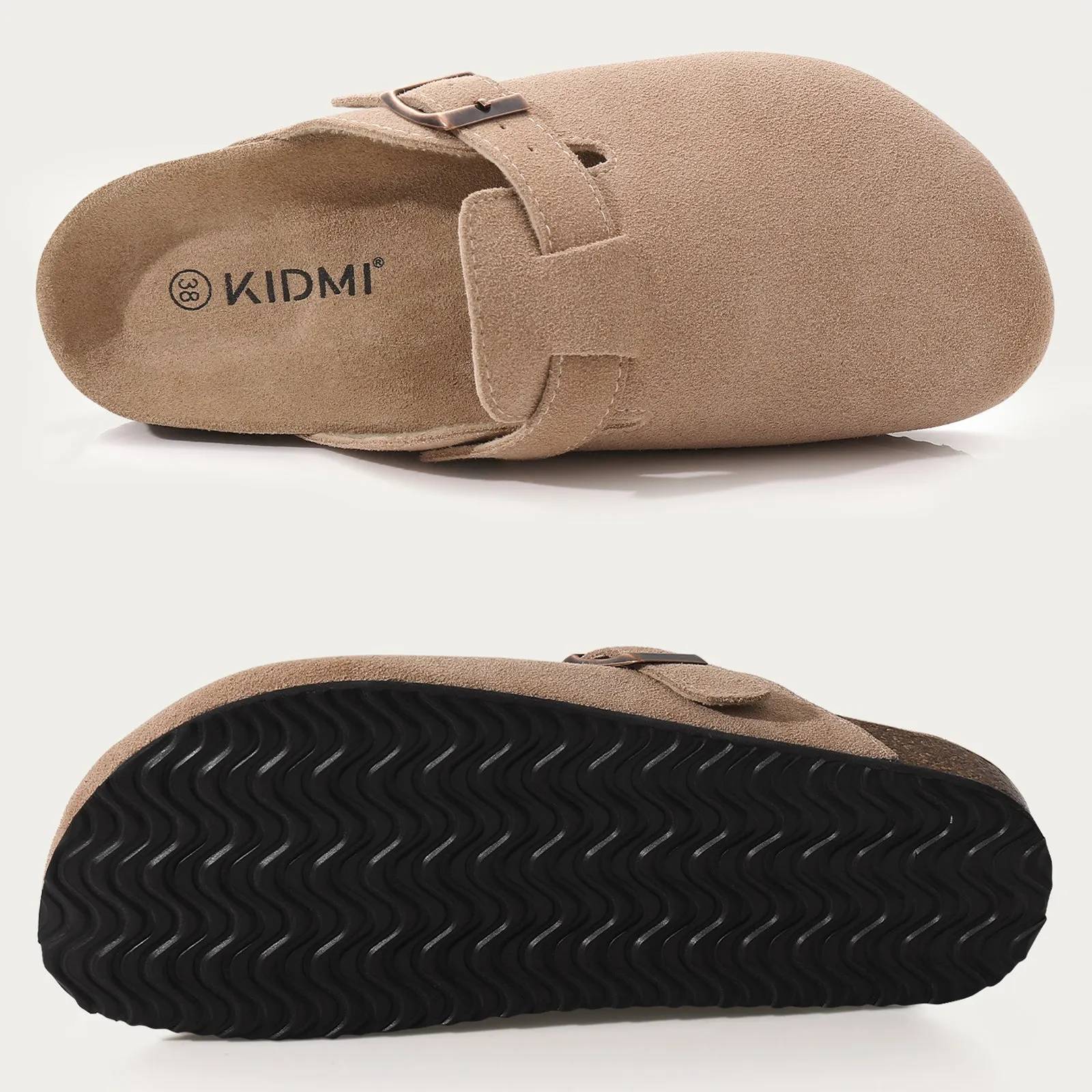 Unisex Fashion Boston Suede Clogs Mens or Women's