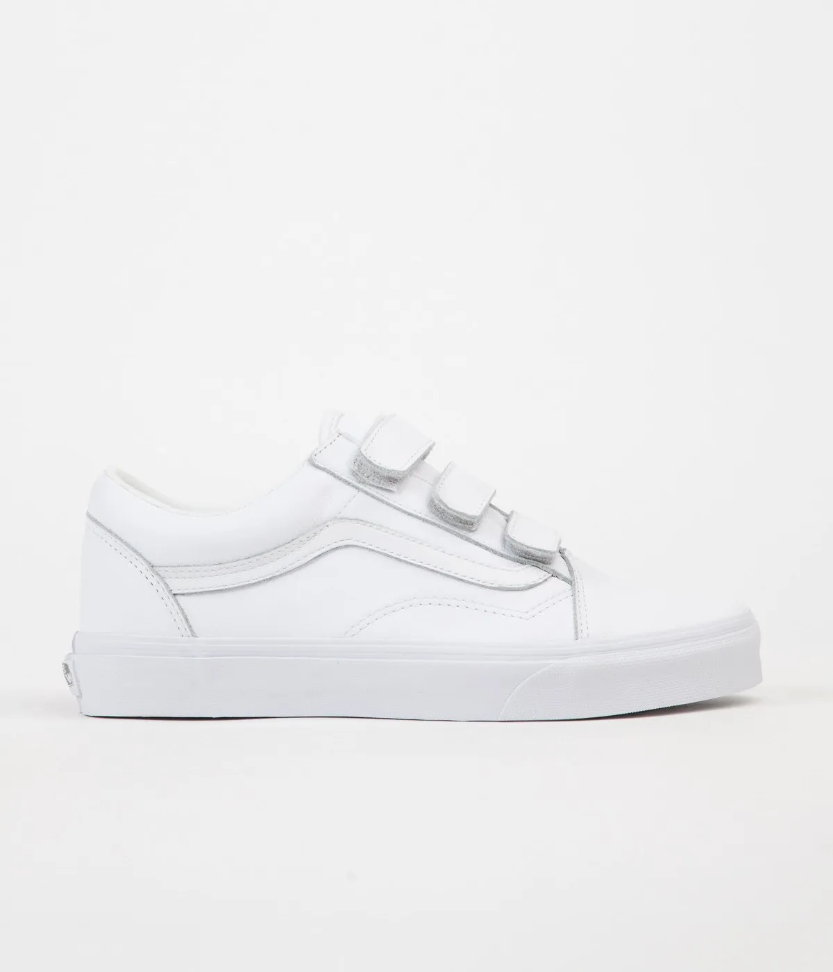 Vans Old Skool V Mono Leather Shoes - True White