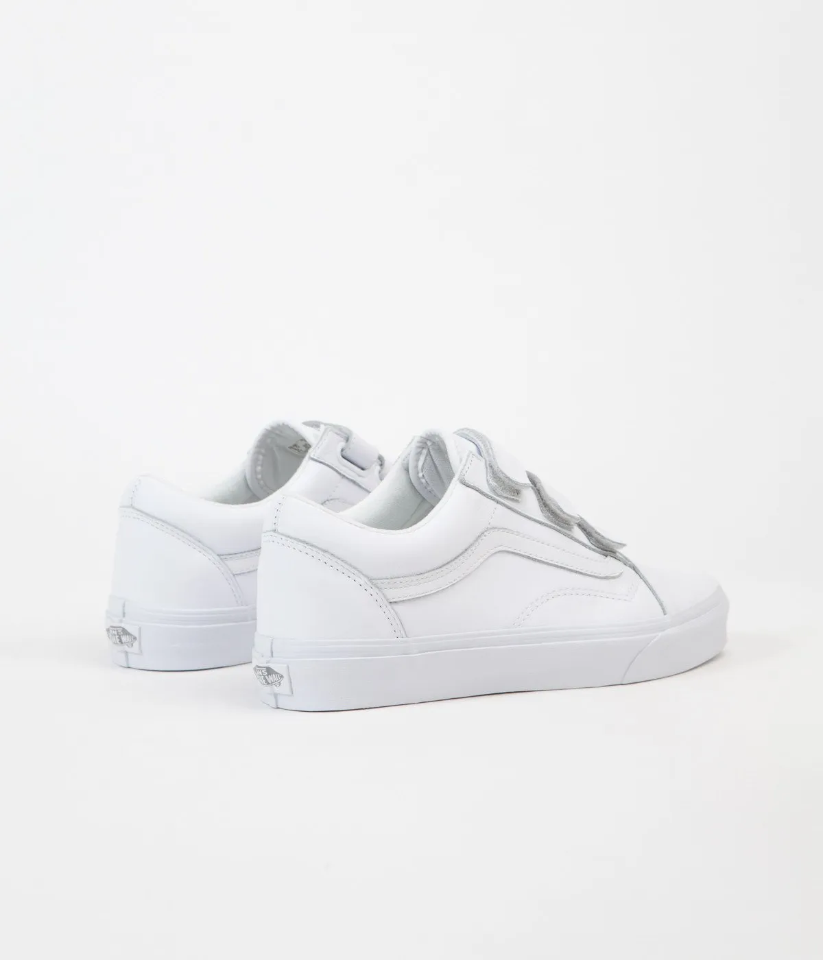 Vans Old Skool V Mono Leather Shoes - True White
