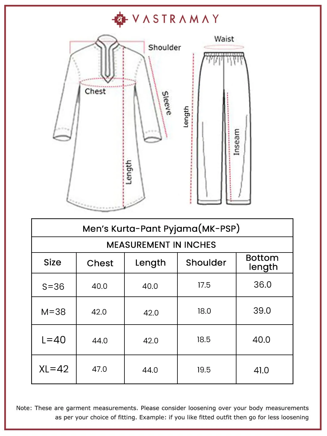 VASTRAMAY Men's Pista Green Rayon Kurta And Pyjama Set