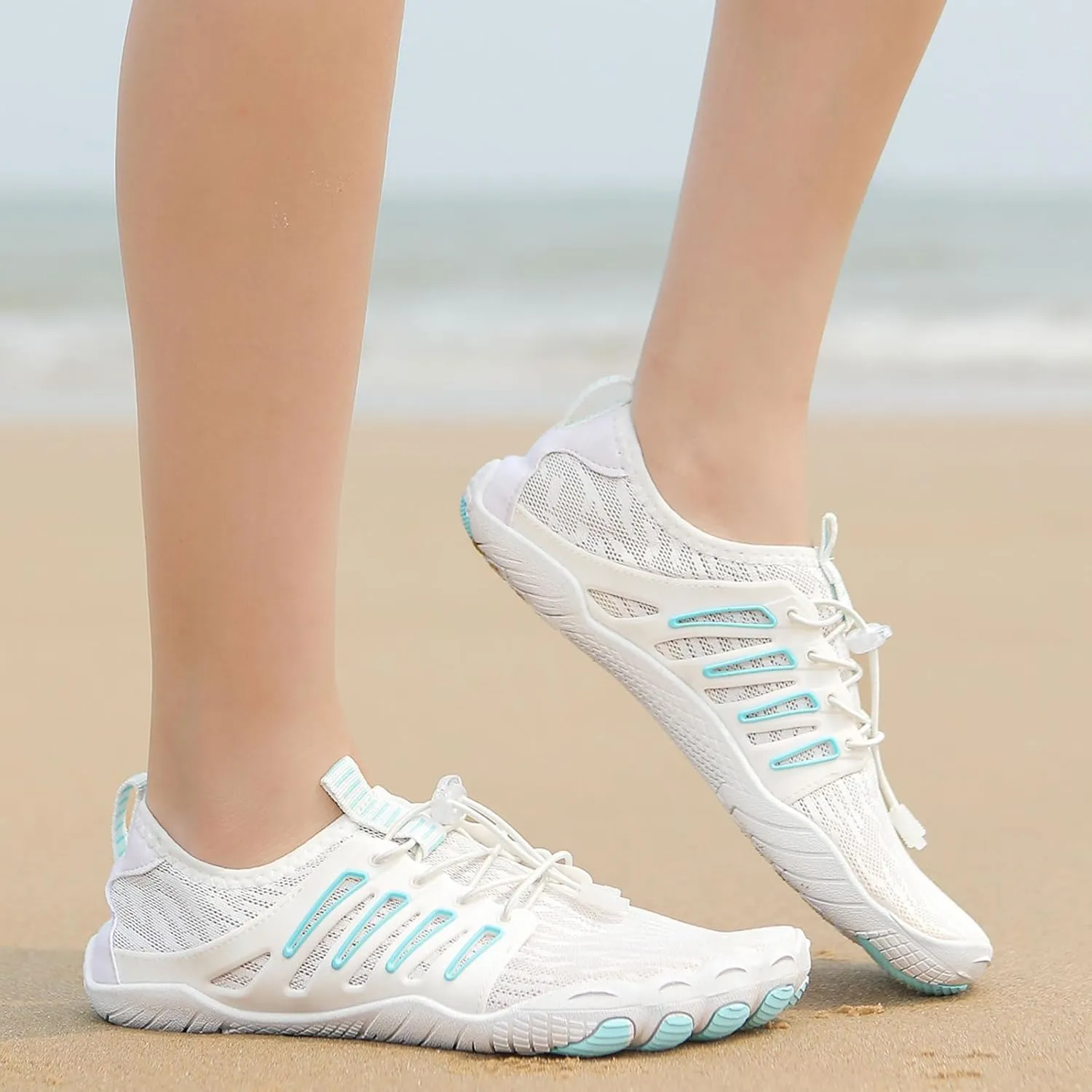 Womens Mens Hiking Footwear Quick Dry Water-Resistant Beach Shoes,Wide Toe Box&Zero Drop Trail Running Shoes,Lightweight Non-Slip Healthy Breathable Barefoot Footwear for Fishing Hunting